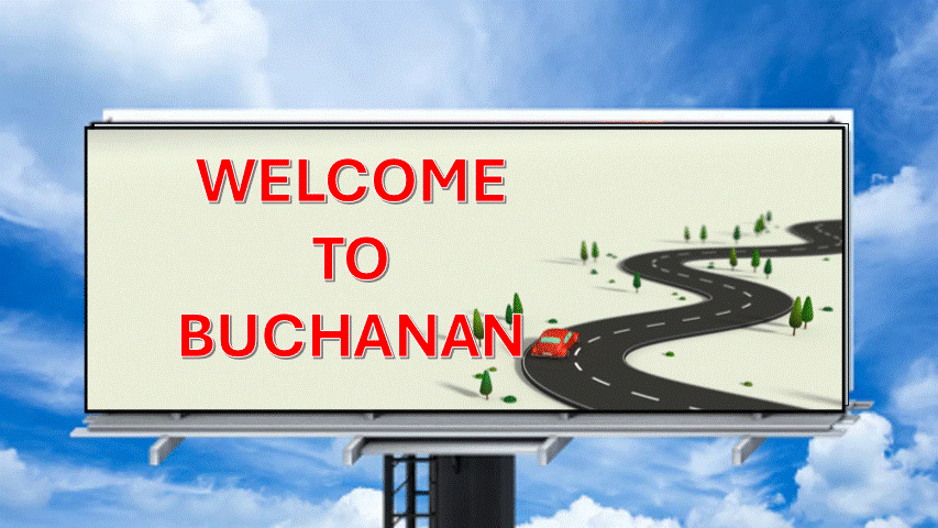 buchanan outdoor sign